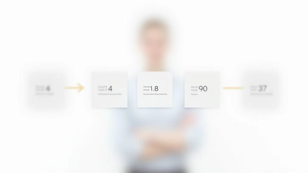 Overzicht van de vijf kernslides van een pitch deck met nummering en lay-out