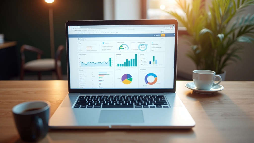 Dashboard met analytics grafieken toont conversie-groei en gebruikersbetrokkenheid